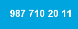 987 710 20 11 987 710 20 11